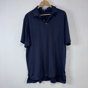 Peter Millar Summer Comfort Navy Performance Polo Shirt XL